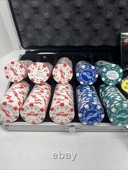 Vintage Budweiser Poker Set Aluminum Case Complete Sealed Set W Cards Chips New