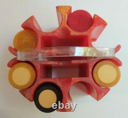 Vintage Catalin Bakelite Poker Chip Holder