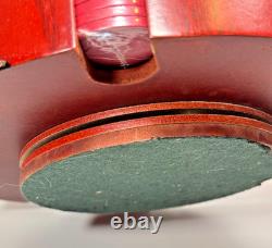 Vintage Diamond Clay Chip Set in Wood Carousel Caddy 179 Chips 2 Decks of Cards Vintage Diamond Clay Chip Set in Wood Carousel Caddy 179 Chips 2 Decks of Cards