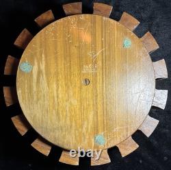 Vintage Drueke Rare #512 400+ Clay PokerChip Set In Wood Carousel Handsome Inlay