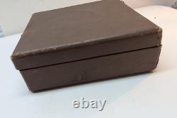 Vintage LOWE Poker Chips with Wooden Carrying Case Set