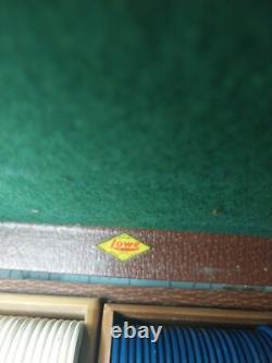 Vintage Lowe Poker Chips, Carry Case With Multi Games Set (BL006)