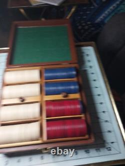 Vintage Lowe Poker Chips, Carry Case With Multi Games Set (BL006)