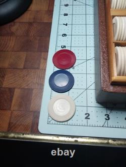 Vintage Lowe Poker Chips, Carry Case With Multi Games Set (BL006)