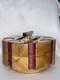 Vintage Mid Century Modern Rotating Wood Poker Chip Caddy Set with Case 300
