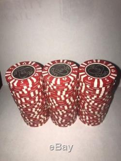 Vintage Old Sahara Casino Las Vegas $5 Dollar Poker Chip Set 75 Pieces