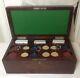 Vintage Pattberg Poker Chip (276 pc) Game Set withMahogany Box & 3 Removable Trays