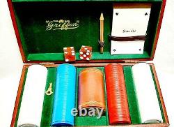 Vintage Poker Chip Griffon Card Set In Case! Complete WithKey Cards Still Sealed