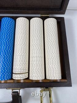 Vintage Poker Chip Set'RPG', $ Amount apprx 400 Chips With Case lock & keys