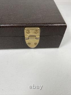 Vintage Poker Chip Set'RPG', $ Amount apprx 400 Chips With Case lock & keys