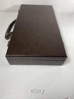 Vintage Poker Chip Set'RPG', $ Amount apprx 400 Chips With Case lock & keys