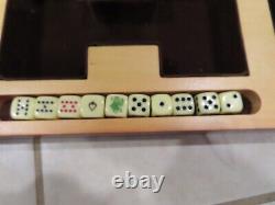 Vintage Poker Chip Set and Dice