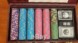 Vintage Ruger Clay Chip Poker Set SR Ruger Logo