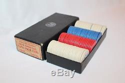 Vintage Set 1934 Chicago Worlds Fair Century Of Progress Poker Chips-orig. Box