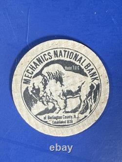 Vintage Spinning Poker Set 300 Genuine Wooden Nickels + 2 Bicycle Decks