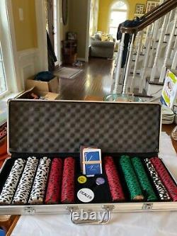 Vintage U. S. Air Force Poker Chip Set With Case