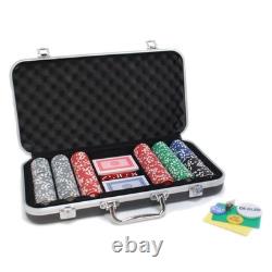 WE Games Complete Poker Set in Aluminum Case 300 chips