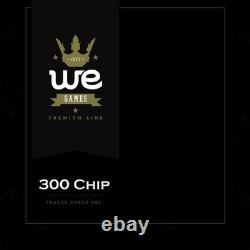 WE Games Complete Poker Set in Aluminum Case 300 chips WE Games Complete Poker Set in Aluminum Case 300 chips