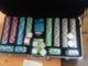 WPT Bellagio Poker 500 Chips World Poker Tour Premium Tournament Set Silver Case