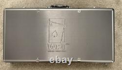 WPT Bellagio Poker 500 Chips World Poker Tour Premium Tournament Set Silver Case