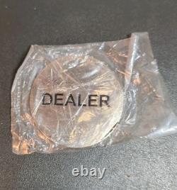 WPT Cards World Poker Tour 300 Ct Oval Poker Chip Set Cherry Wood Chiprack