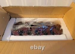 WPT Cards World Poker Tour 300 Ct Oval Poker Chip Set Cherry Wood Chiprack