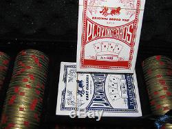 WSOP 2005 17 gram brass 500 piece poker chip set Very rare production run