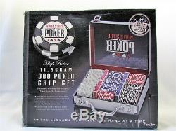 WSOP Professional 300 11.5 gram Chip Set Aluminum Case World Series of Poker