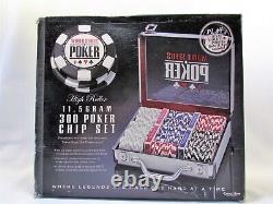 WSOP Professional 300 11.5 gram Chip Set Aluminum Case World Series of Poker