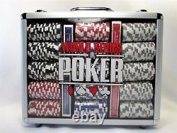 WSOP Professional 300 11.5 gram Chip Set Aluminum Case World Series of Poker