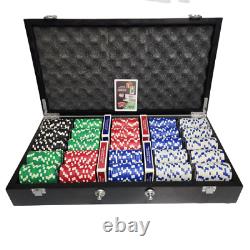 WSOP Professional 500 Chip Set Wooden Case World Series of Poker