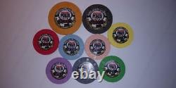 WSOP Sample Set World Series of Poker Horseshoe Cleveland Paulson 1,000,000 Chip