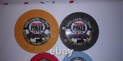 WSOP Sample Set World Series of Poker Horseshoe Cleveland Paulson 1,000,000 Chip