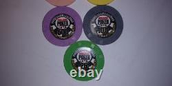 WSOP Sample Set World Series of Poker Horseshoe Cleveland Paulson 1,000,000 Chip