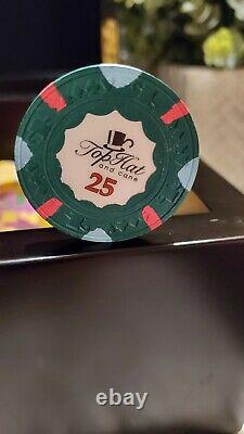 WTHC Paulson Top Hat And Cane Poker Chip set in case