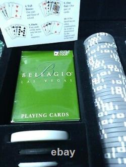 World Poker Tour Bellagio Las Vegas 500 Chip Poker Set with Metal Case