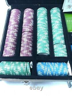 World Poker Tour Bellagio Las Vegas 500 Chip Poker Set with Metal Case
