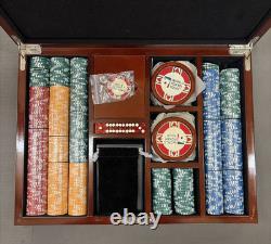 World Poker Tour Poker 500 Set with Dice, KEM Cards, Coasters, No Key Charity