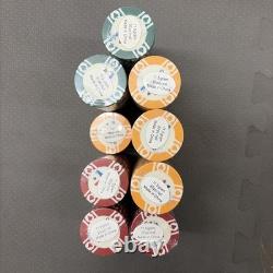 World Poker Tour Poker 500 Set with Dice, KEM Cards, Coasters, No Key Charity