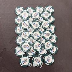 World Poker Tour Poker 500 Set with Dice, KEM Cards, Coasters, No Key Charity