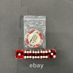 World Poker Tour Poker 500 Set with Dice, KEM Cards, Coasters, No Key Charity