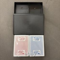 World Poker Tour Poker 500 Set with Dice, KEM Cards, Coasters, No Key Charity