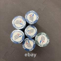 World Poker Tour Poker 500 Set with Dice, KEM Cards, Coasters, No Key Charity