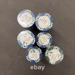 World Poker Tour Poker 500 Set with Dice, KEM Cards, Coasters, No Key Charity