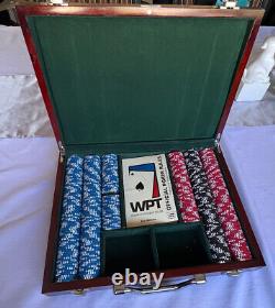 World Poker Tour WPT Authentic POKER 400 CHIP SET LIMITED EDITION missing 2 Blue