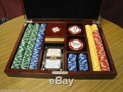 World Poker Tour WPT Luxury Chip Set RARE & NEW IN BOX BEAUTIFUL