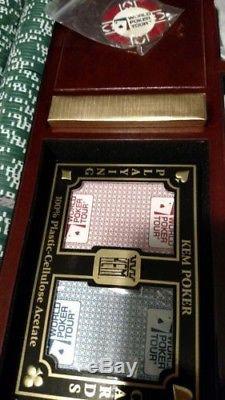 World Poker Tour WPT Luxury Chip Set RARE & NEW IN BOX L@@K