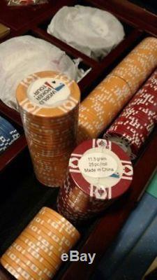 World Poker Tour WPT Luxury Chip Set RARE & NEW IN BOX MAKE OFFER