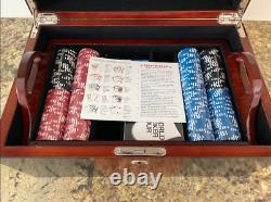 World Poker Tour wood box case set -Sealed rare