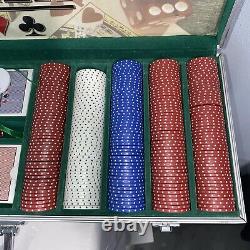 World Series Of Poker Set In Metal Case With Handle, Mint Condition